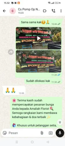 Testimonial Papan Bunga tulungagung